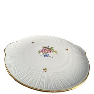 Vintage Hutschenreuther Flower 11.5" Plate Germany Elegance Seladon Replacement